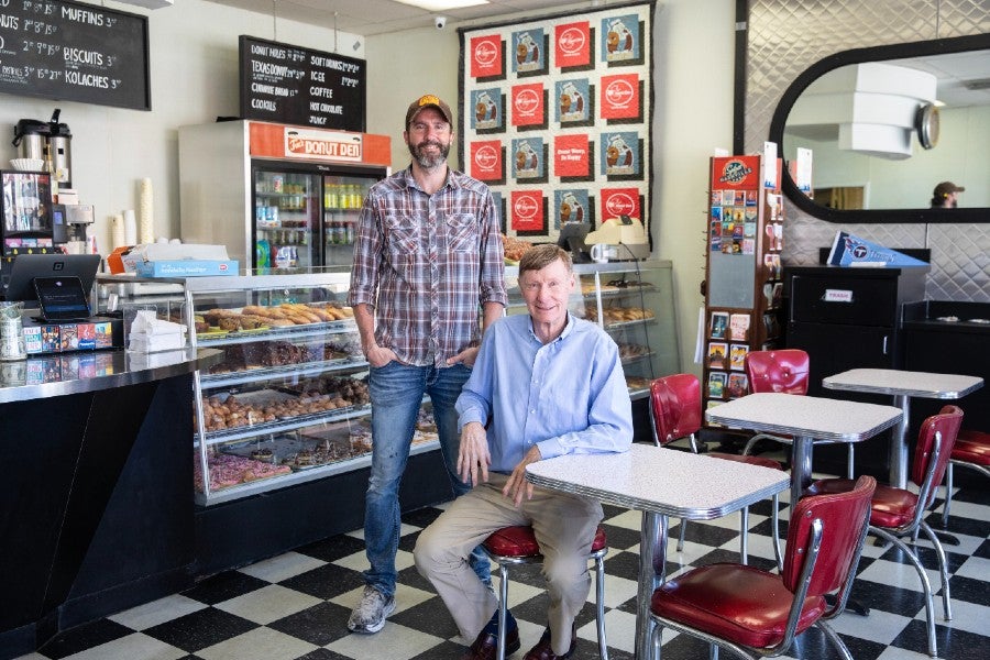 Fox's Donut Den has satisfied Lipscomb's sweet tooth for 50 years